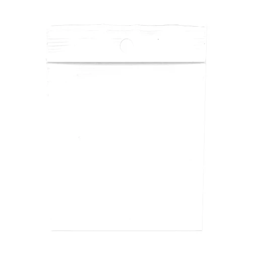MedicalMartByMail Resealable Poly Bag with Hang Hole, 3x4 Inch, 2000 Pack, 2 Mil, Clear, Lock Seal Zipper, Reclosable Zip Plastic Baggies