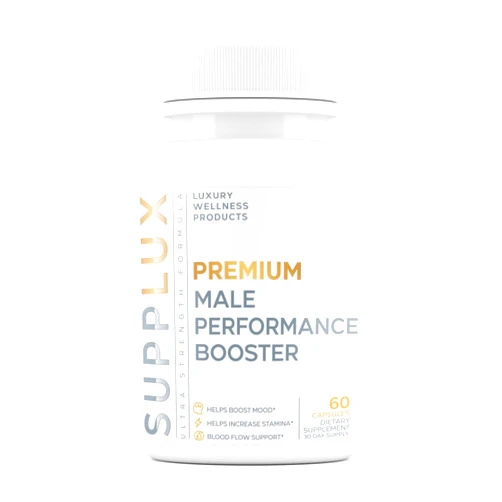 EPN Supplements Premium Male Performance Booster - Horny Goat Weed + 8 Ingredients | Pills for Men Fast Acting Blood-Flow, Muscle Building, Energy | 3rd Party Tested Supplement - 60 Pills for Adults