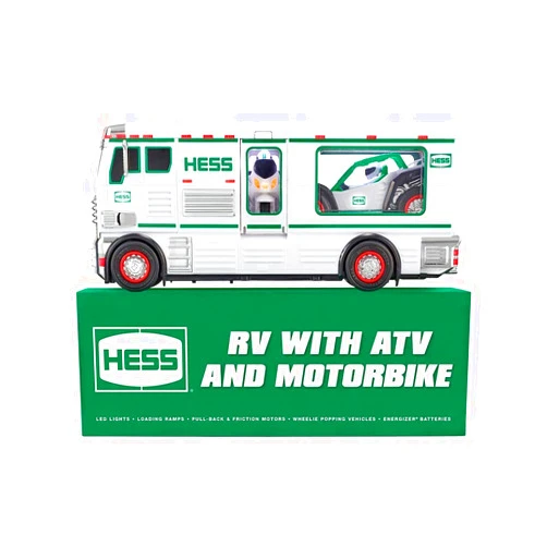 Hess 2018 Toy Truck - RV with ATV and Motorbike