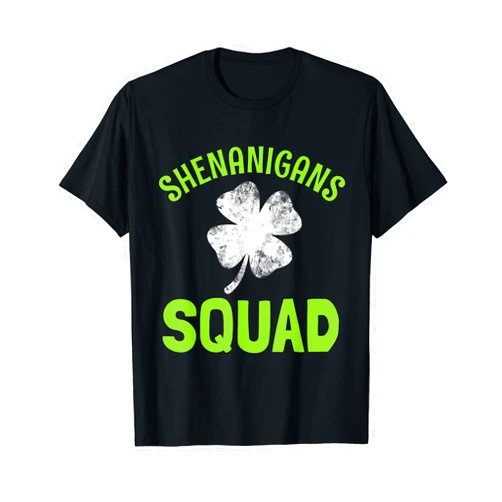 St Patrick's Day Shenanigans Squad Outfit By Mj Funny shenanigans squad for St Patricks day costume T-Shirt