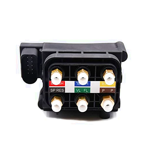FSGSJXMM Air Suspension Solenoid Valve Block Air Suspension Compressor Valve Block Compatible with W164 W166 W221 W251 GL Class A2123200358 1663200204 A251320005 2123200358 2513200058