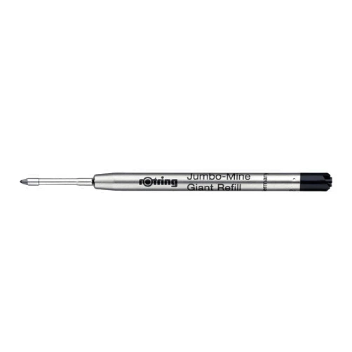 Rotring Ball Pen Refill Medium Tip - Black (Pack of 1)