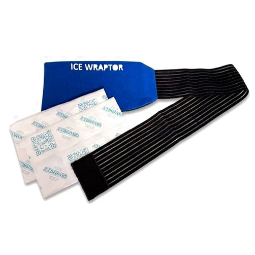 ICE WRAPTOR Reusable Adjustable Ice or Heat Wrap for Workout Joint Pain & Muscle Soreness. Adjustable Compression Fit for Athletes Big and Small. ICE WRAPTOR Cold/Warm Wrap for Knee, Shoulder, Elbow, Ankle, Back