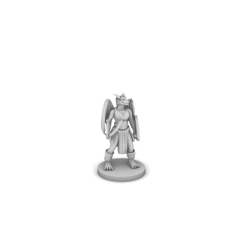 TDD MINIS Female Dragonborn Druid Tabletop DND Gaming Miniature