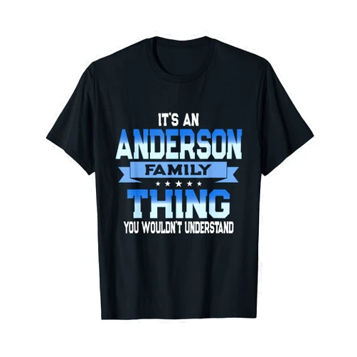Funny Family Reunion Apparel Funny Anderson Family Reunion Matching Vacation T-Shirt