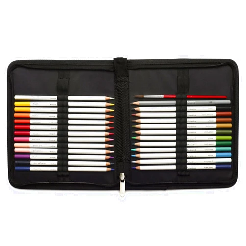 Winsor & Newton Studio Collection Artist Pencils, Watercolor Pencil Wallet, Set of 26