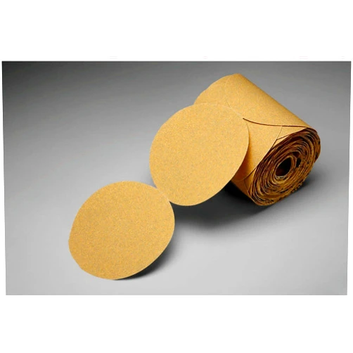 3M Cubitron Stikit Gold Paper Disc Roll 216U, Paper, PSA Attachment, Aluminum Oxide, 5