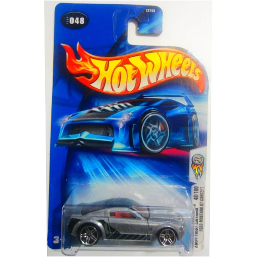 Hot Wheels 2004 Hot Wheels Toys R Us Exclusive Zamac First Editions Ford Mustang GT Concept Unpainted #2004-048 by Hot Wheels