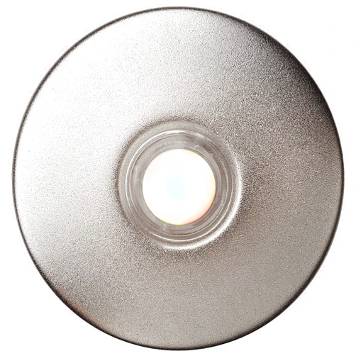 Newhouse Hardware SN5WL Lighted Doorbell Button, 1-Pack, Satin Nickel
