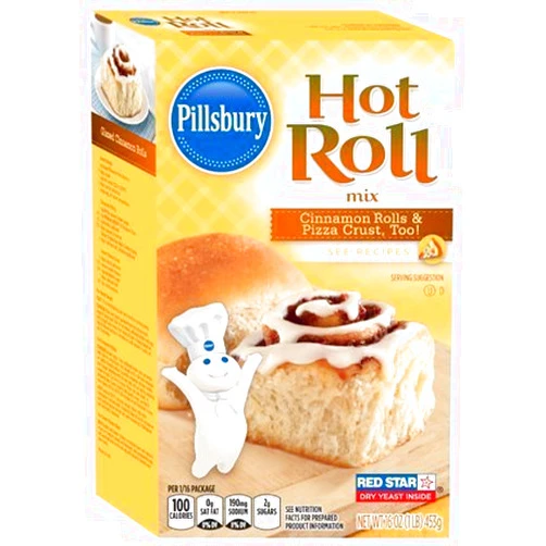 Pillsbury, Specialty Mix, Hot Roll, 16oz Box (Pack of 4)