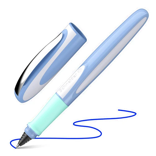 Schneider 187812 Ray Rollerball Pen (Refillable with Standard Ink Cartridges, Suitable for Right and Left-Handed Users) Fresh