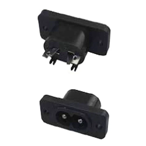 Davitu Electrical Equipments Supplies - LANZMFG LZ-8-7F AC inlet socket C8 2PIN