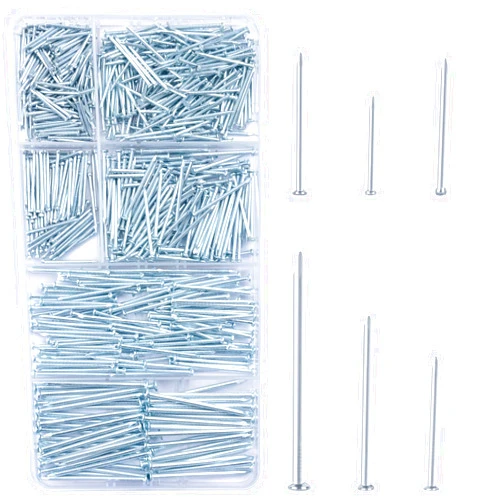 KURUI 700pcs Hardware Nails for Hanging Pictures Assorted Kit, Up to 2