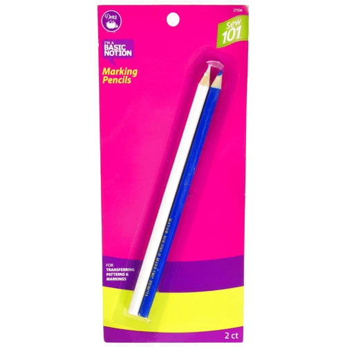 Dritz Sew 101 Combo, Water Soluble, Light Blue and White Marking Pencils, 2 Count (Pack of 1)