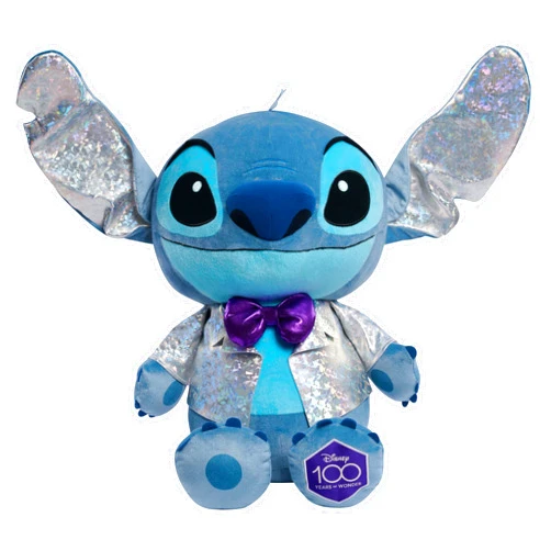Just Play Disney100 Years of Wonder Stitch 29-inch Jumbo Plush Stuffed Animal, Blue, Alien, Once-in-a-Lifetime Exclusive, Kids Toys for Ages 3 Up