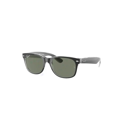 Ray-Ban RB2132 POLARIZED NEW WAYFARER Square Sunglasses For Men For Women + BUNDLE with Designer iWear Eyewear Care Kit