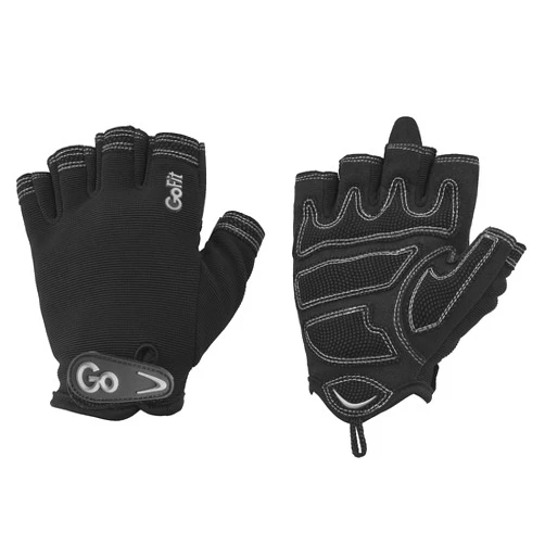 GoFit GF-WCT-MED/SLV Women's Xtrainer Cross-Training Gloves (Medium/Silver)