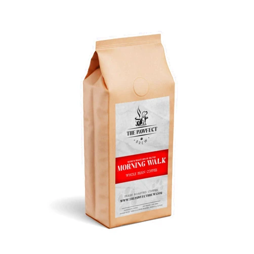 THE PAWFECT BREW Dog Lover's Coffee – Morning Walk Breakfast Blend by The Pawfect Brew | Medium Roast Whole Bean Coffee, 2LB| Specialty-Grade Central & South American | 25% of profits donated to to Animal Rescue
