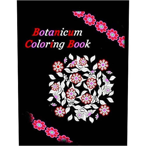 By nour assun (Author) Botanicum Coloring Book: Anti Stress Coloring Book For Adults, botanicum coloring book,