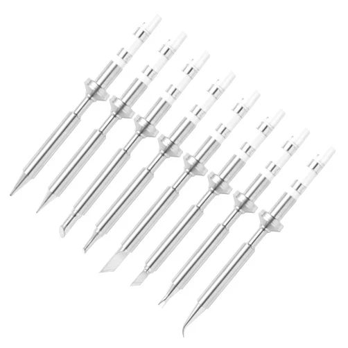 FEITA Mini Pencil Soldering Iron Tips Replacement for Pinecil Micro Soldering Iron, PTS200/TS100 Portable Solder Pen Tool Soldering Accessories (ST-B/I/BC2/C4/K/KU/D04/J02 8Pcs)