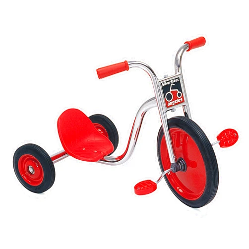 Children's Factory Children’s Factory SilverRider Super Cycle 14” Big Front 3 Wheel Toddler Trike Bike for Kids Ages 4-6, Preschool, Red/ Black