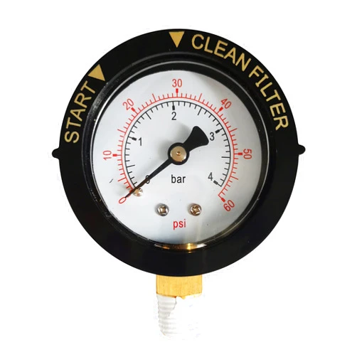 DEF Pressure Gauge 0-60 PSI 190058 Replacement for Hayward Pool/Spa Valve Filters Bottom Mount