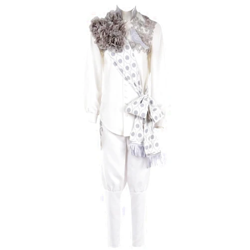 Generic Jamil Viper Cosplay Costume All White Set Adult Halloween Party For Women Men