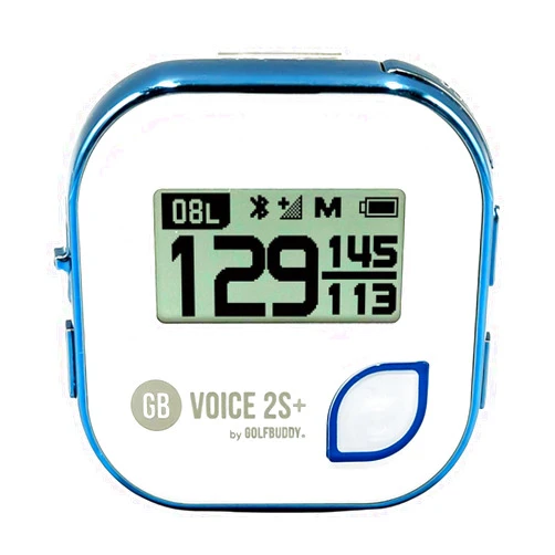 Golf Buddy GOLFBUDDY Voice 2S+ Talking GPS Rangefinder, Clip on Hat Golf Navigation, Slope Mode on/Off, 18 Hours Battery Life, Shot Distance Measurement, Preloaded with 40,000 Courses Worldwide