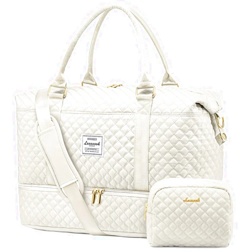 LOVEVOOK Travel Duffle Bag,Weekender Bags for Women with Shoe Compartment，Carry on Overnight Bag with Toiletry Bag,Gym Duffel Bag with Wet Pocket, Hospital Bags for Labor and Delivery