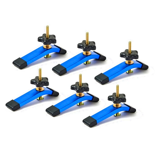 HOTTARGET Aluminum T-track Hold Down Clamps,6-3/8