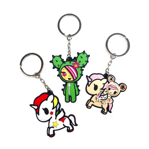Tokidoki 3-pack keychains (Sandy, Soulmates & Stellina)