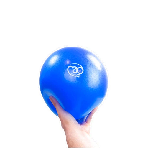 Fitness Mad Exer-Soft Stability Ball, Soft Pilates Ball, 3 Sizes: 7”, 9” & 12”, Mini Gym Ball for Pilates, Yoga, Core Training and Physical Therapy