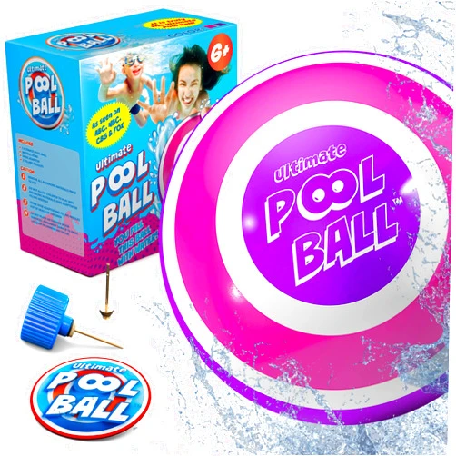 Activ Life The Ultimate Pool Ball - You Fill This Ball with Water to Play Underwater Games - Dribble Off The Pool Bottom & Pass Under Water for Endless Summer Fun with Friends & Family - Ultra-Durable & Bright