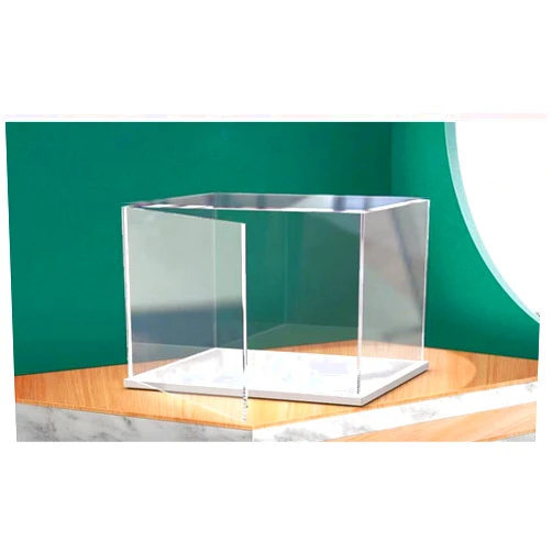 CieCian Openable Clear Acrylic Display Case Box ，Versatile Collectibles Display Dustproof Showcase with Thickening Base，for Display Action Figures Home Storage Organizing Toys (12x8x8 inch/30x20x20cm)