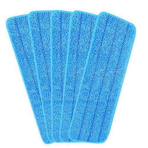 H-Gamely Microfiber Spray Mop Replacement Heads for Wet/Dry Mops Compatible with Bona Floor Care System (5 Pack)