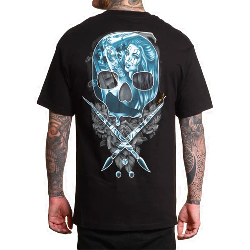 Sullen Art Collective Sullen Men's Amor Badge Short Sleeve Standard Tattoo Style T-Shirt