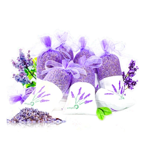 Joanssore 8 Packs French Lavender Sachets for Drawers and Closets Fresh Scents, Home Fragrance Sachet Sleep, Purple Sachets