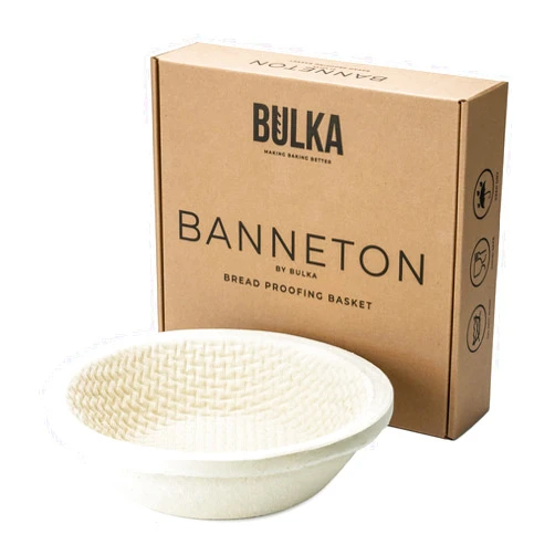 Bulka Banneton Bread Proofing Basket Spruce Wood Pulp Round 9