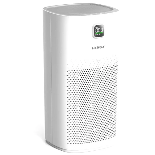 LECEVOCY Air Purifier for Home Large Room Up to 2024sq.ft, True HEPA Filter with 3 Stage Filtration System|Low Noise|Auto Function|Sleep Mode, Air Cleaner Removes 99.97% Pollen Pets Dander Smoke