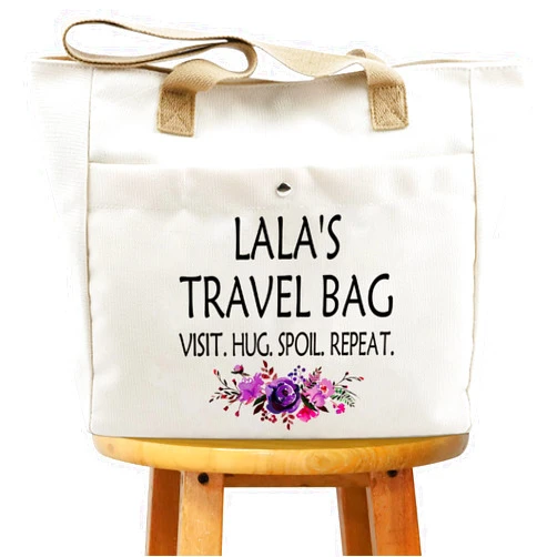 WCGXKO Mother’s Day Gift Grandma Birthday Gift Mother’s Day Merchandise Tote Bag Travel Bag For Grandma