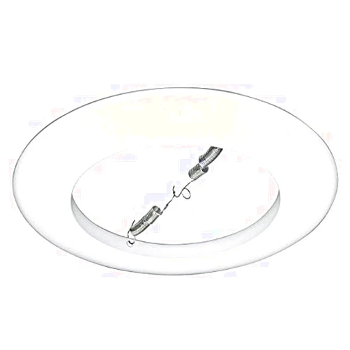 Rabin26 Metal Open Trim Ring for 6 Inch Ceiling R40 PAR38 Recessed Light Can - White
