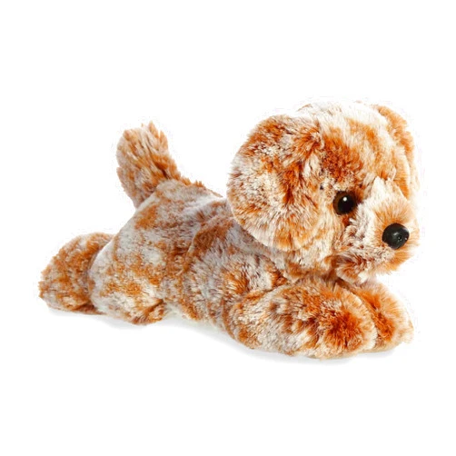 Aurora® Adorable Mini Flopsie™ Coco Lab™ Stuffed Animal - Playful Ease - Timeless Companions - Brown 8 Inches