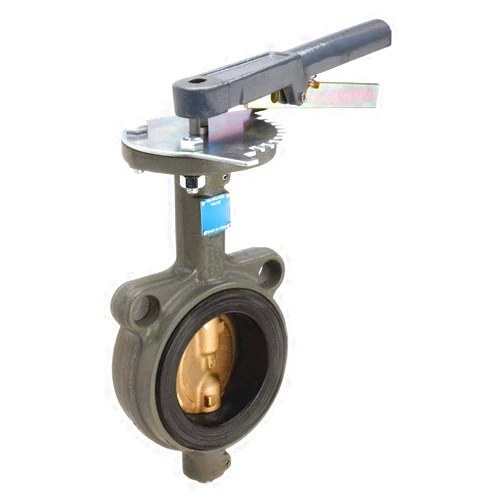 Milwaukee Butterfly Valve,Wafer,2 in,Cast Iron