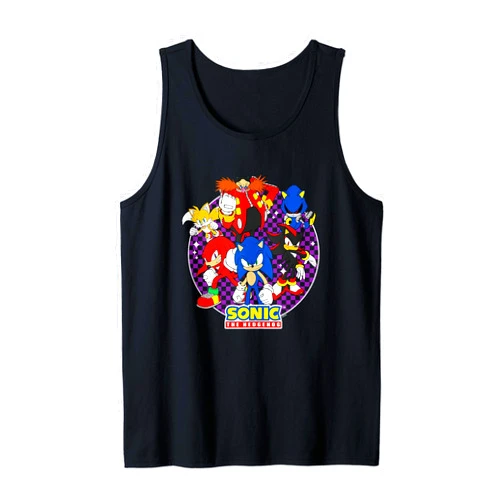 Sonic The Hedgehog Heroes & Villains Epic Portrait Tank Top