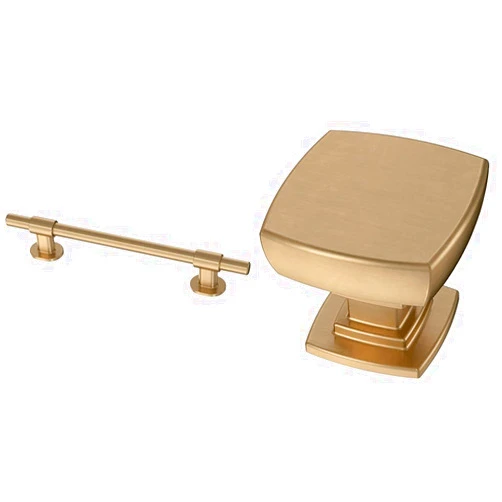 Franklin Brass P44365-CZ-B Bar Adjusta-Pull Adjustable 1-3/8 to 5-6/15 (35-160 mm) & Parow Cabinet Knob, Champagne Bronze, 1-1/8 in (29mm) Drawer Knob, 5 Pack, P29542Z-CZ-B1