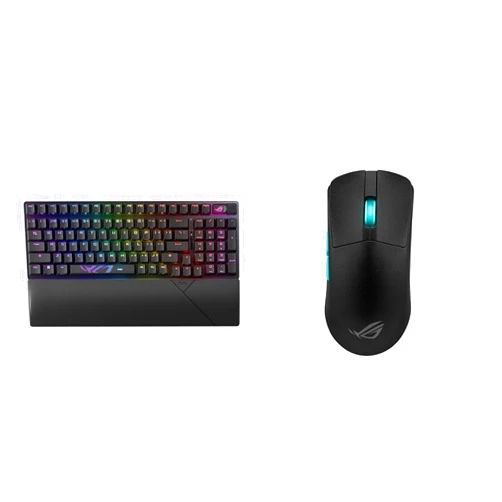 ASUS ROG Strix Scope II 96 Wireless Gaming Keyboard & ROG Harpe Gaming Wireless Mouse