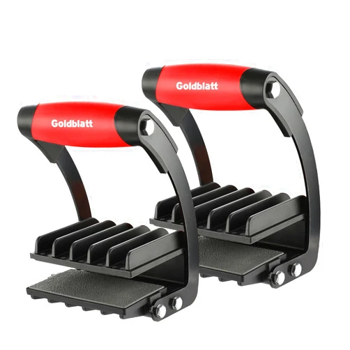 Goldblatt 2 Pack Panel Carrier, Plywood Lifting, Drywall Carrying Tool for Wood, Synthetic Cement Board - Clamping Thickness up to 3/4 inch