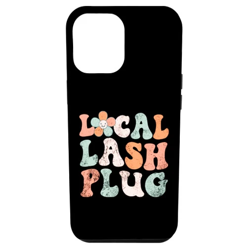 Retro Local Lash Plug Eyelash Bar & Lash Studio Vintage Local Lash Plug Lash Artist Lash Tech Eyelash Case for iPhone 12 Pro Max