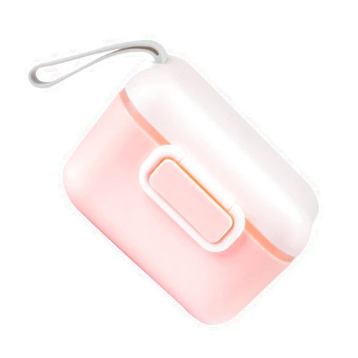 Toddmomy Portable Travel Milk Powder Container Formula Storage Box Snack Holder Strong Sealing Easy to Clean Convenient Go Feeding