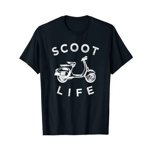 Scoot Life Tee Apparel Scoot Life Scooter T-Shirt, Fun Moped Graphic Tee